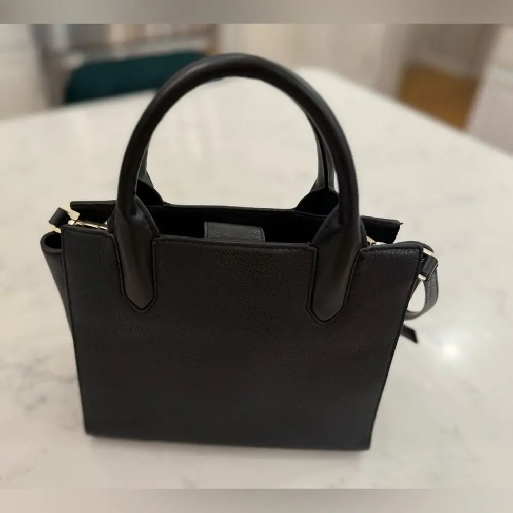 Kate Spade New York Flynn Street Black Small Meriweather Satchel Crossbody